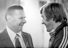 Лев Яшин и Николай Гонтарь